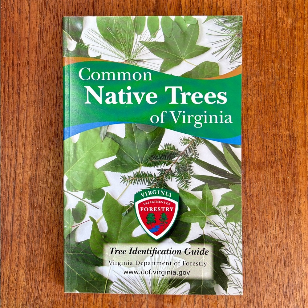 Signed Common Native Trees of Virginia Pinecone Field Guide Pawpaw Sourwood VA